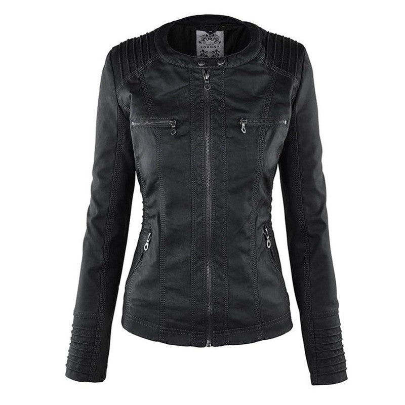 Lucinda | Tailored Hooded Moto Jacket