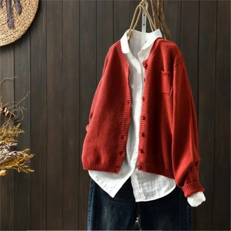 Isabelle | Cardigan dalla vestibilità ampia con bottoni sul davanti