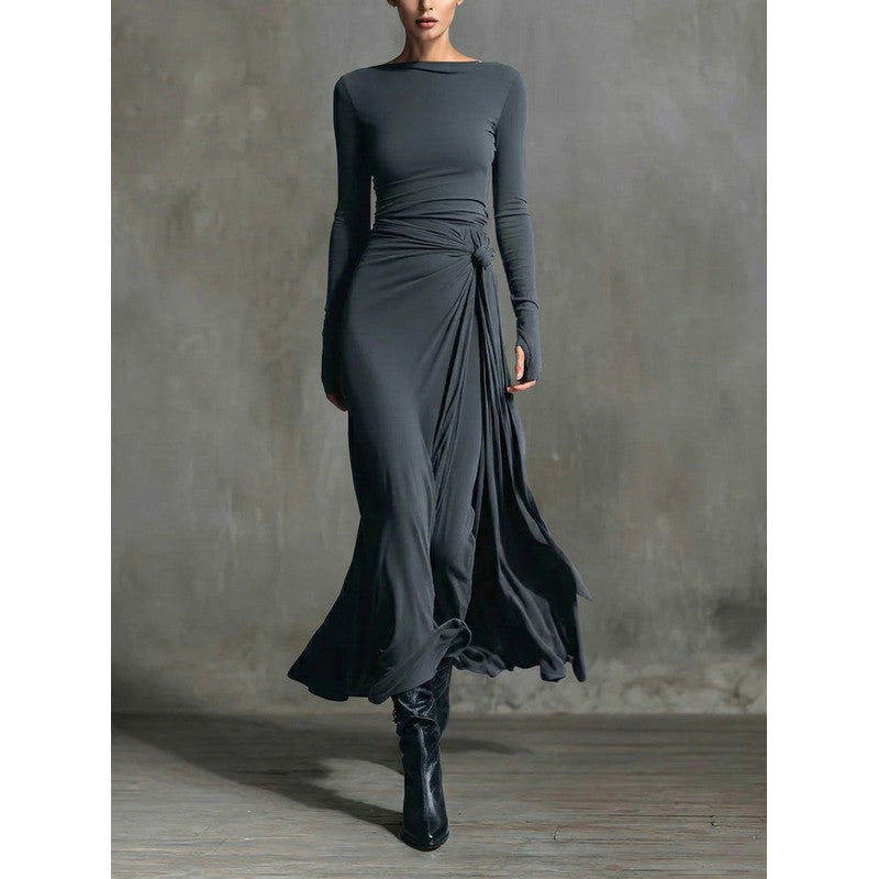 Naiara | Wrap Knot Maxi Dress