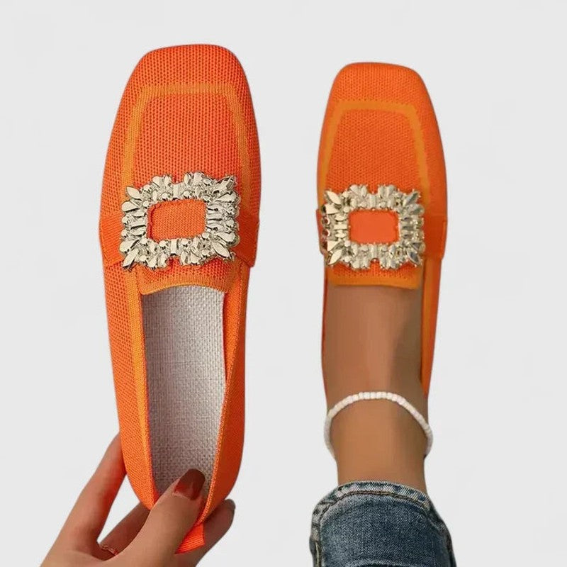Maylora | Square-Toe Slip-On Loafers
