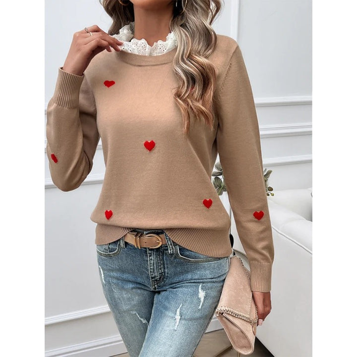 Eleanor | Ribbed Crew Neck Knit Jumper
