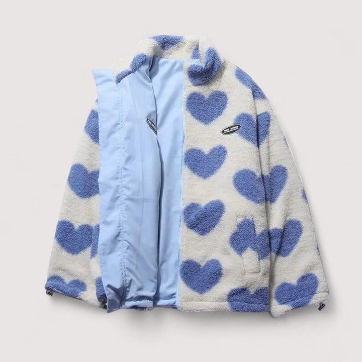 Sommerfeld | Reversible Heart-Pattern Jacket