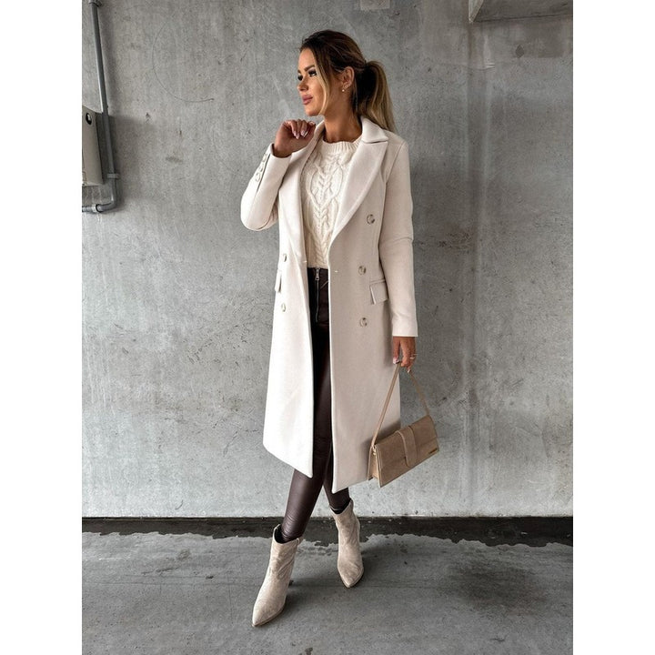 Emeline | Tailored Double-Breasted Longline Coat