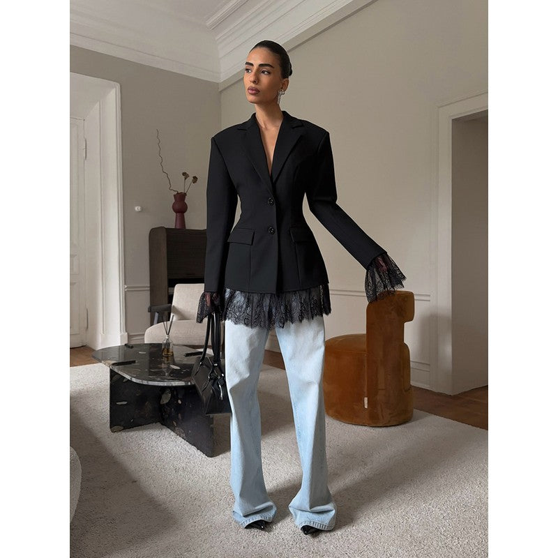 Vivienne | -Paneled Tailored Blazer