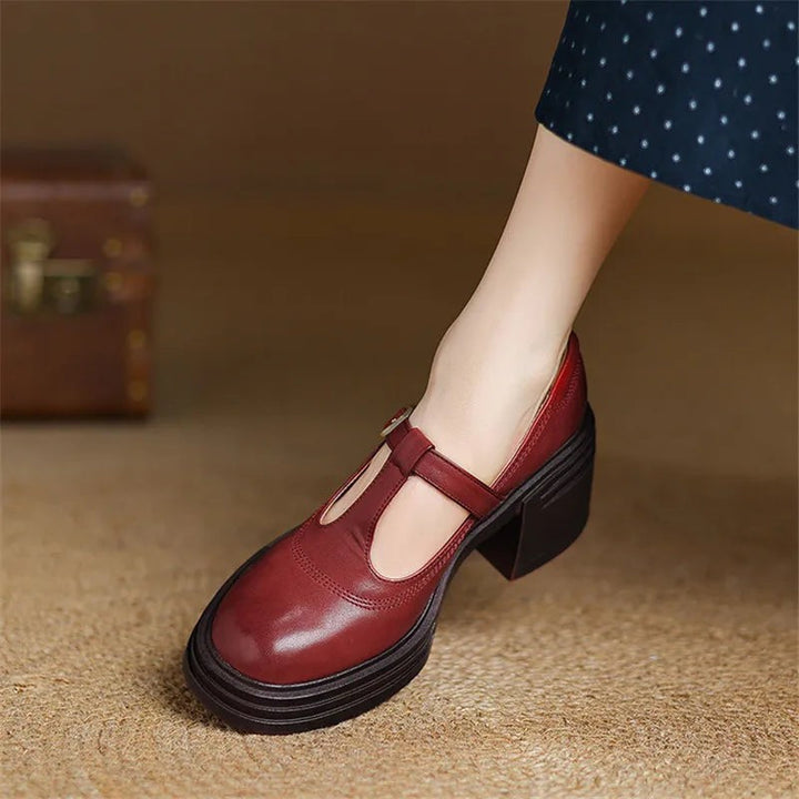 Giulia | Mary-Jane-Pumps mit Blockabsatz