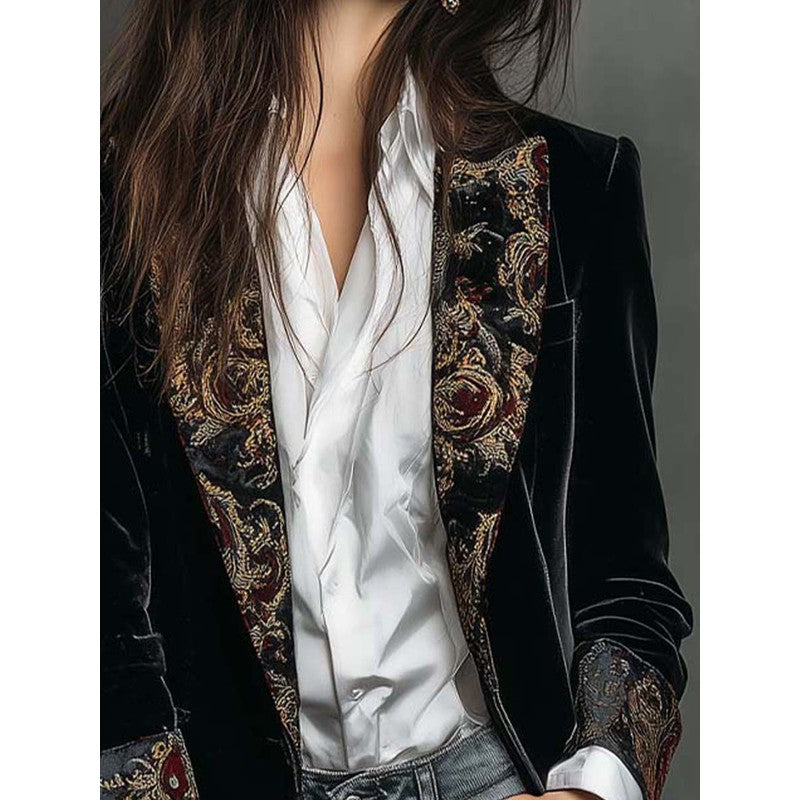 Beatrice | Slim Fit Baroque-Lapel Blazer