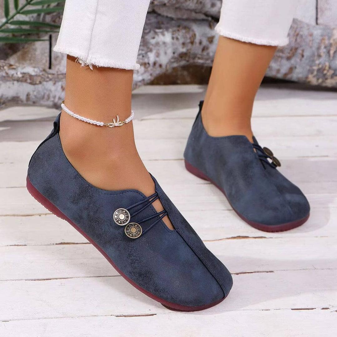 Belle Tessara | Sapatos rasos femininos de estilo retro