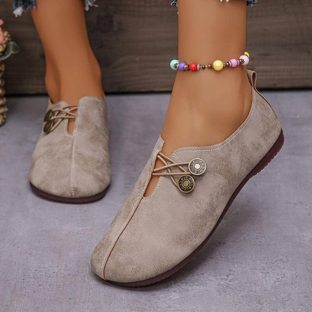 Belle Tessara | Sapatos rasos femininos de estilo retro