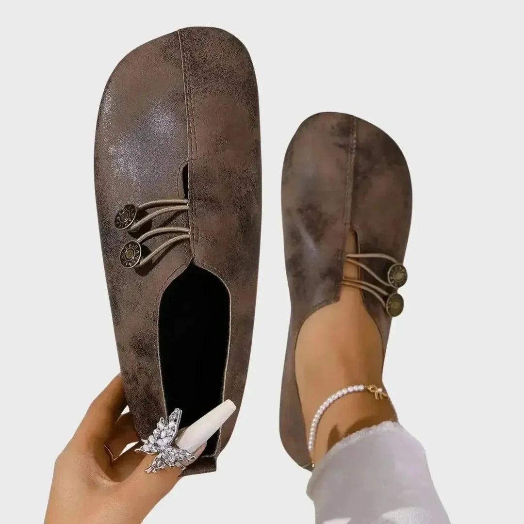 Belle Tessara | Sapatos rasos femininos de estilo retro