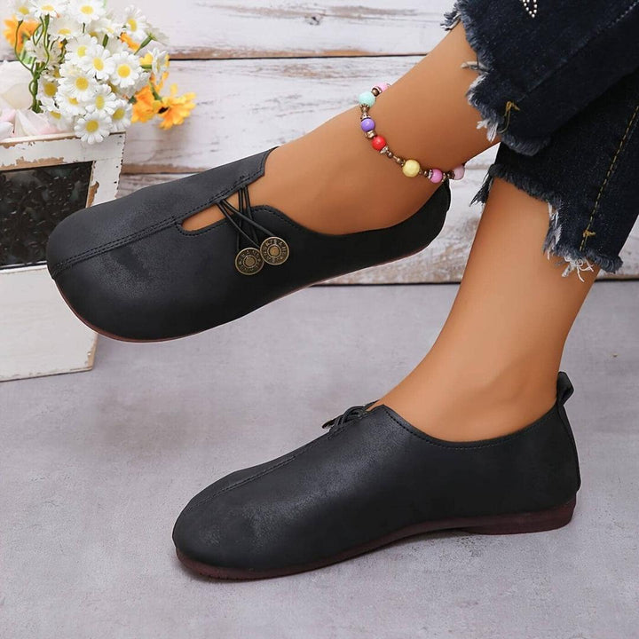 Belle Tessara | Sapatos rasos femininos de estilo retro
