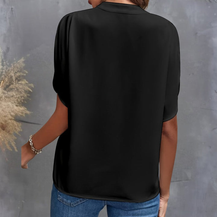 Sophie | Notch Neckline Flowing Blouse