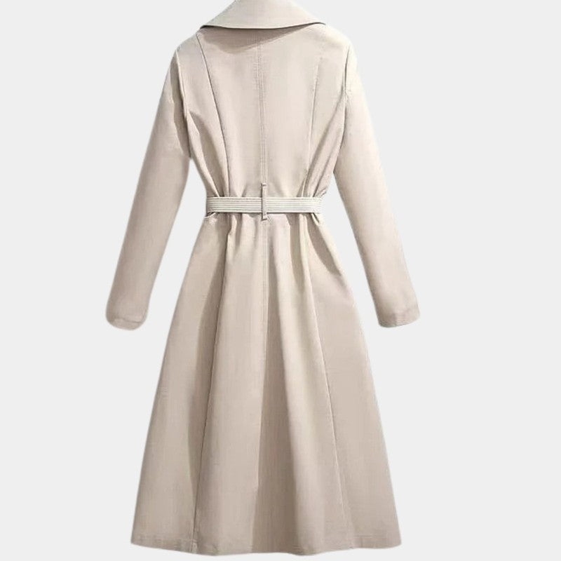 Clarice | A-Line Belted Trench Coat