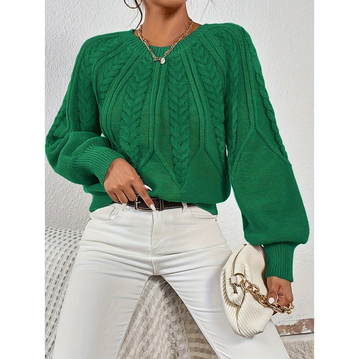 Women's Sweater | Relaxed Cable-Knit Pullover