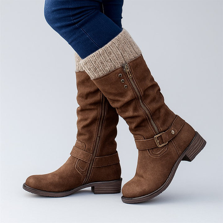 Bonnie | Buckle Detail Mid-Calf Boots