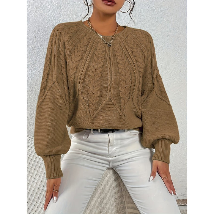 Women's Sweater | Relaxed Cable-Knit Pullover