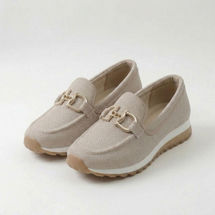 Amelia | Sleek Horsebit Detail Slip-On Loafers