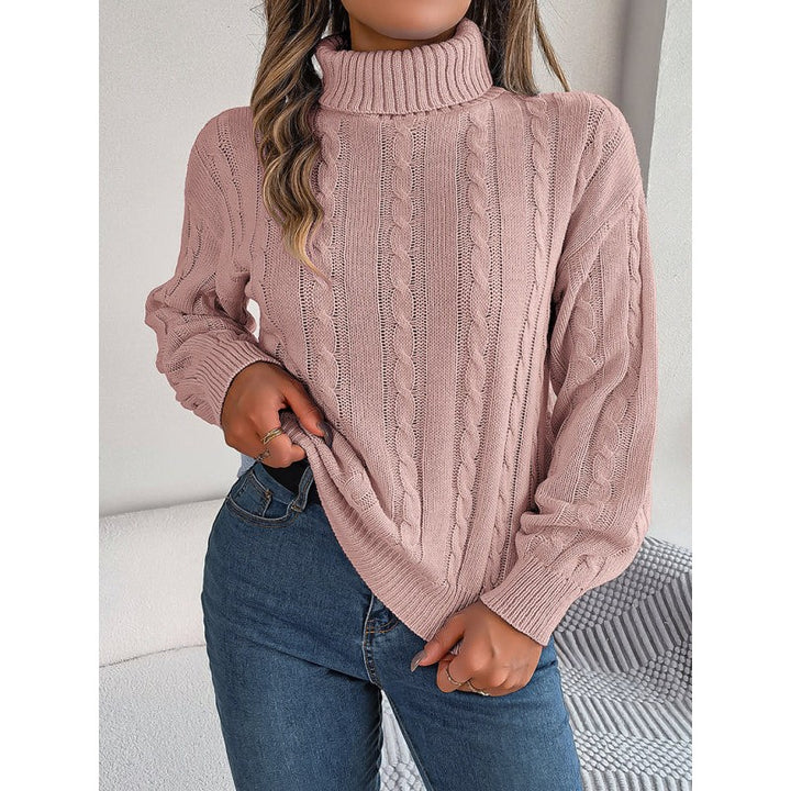 Margot | High Turtleneck Knit Sweater