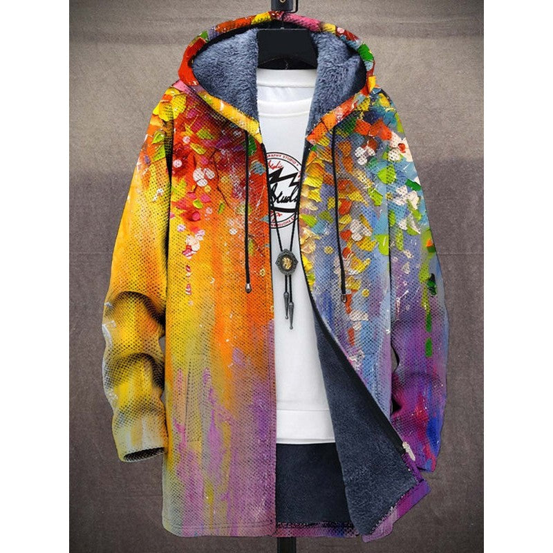 Women Hooded -Lined Zip Coat