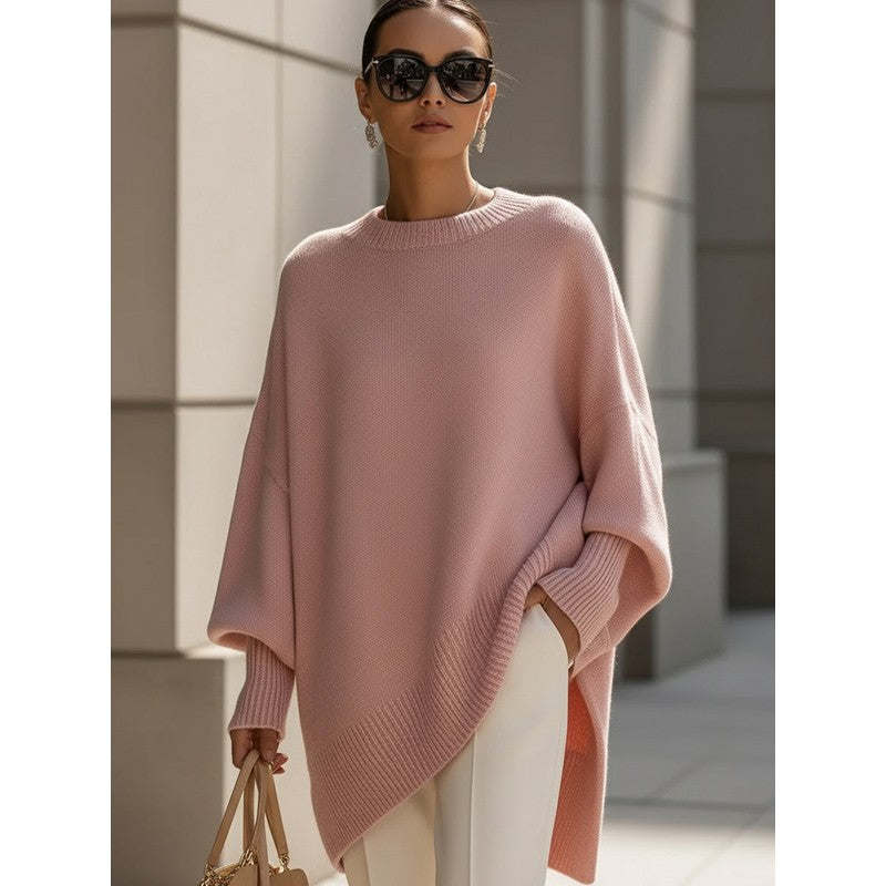 Marguerite | Pull oversize en maille côtelée