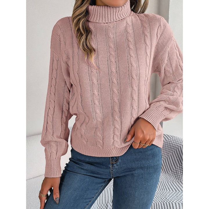 Margot | High Turtleneck Knit Sweater