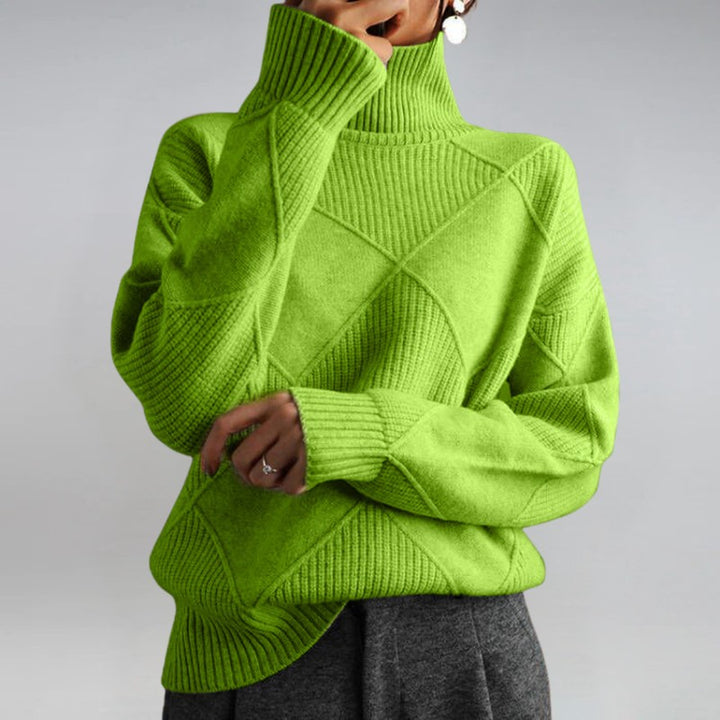 Magdalene | Fold-Over Turtleneck Sweater