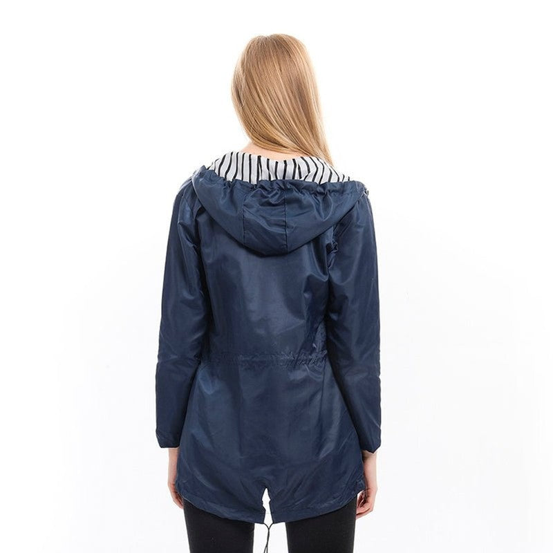 Women Coat | Margaret Hooded Drawstring Silhouette