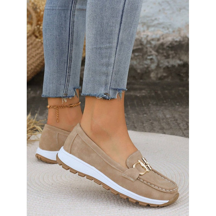 Elena | Buckle-Accent Slip-On Loafers