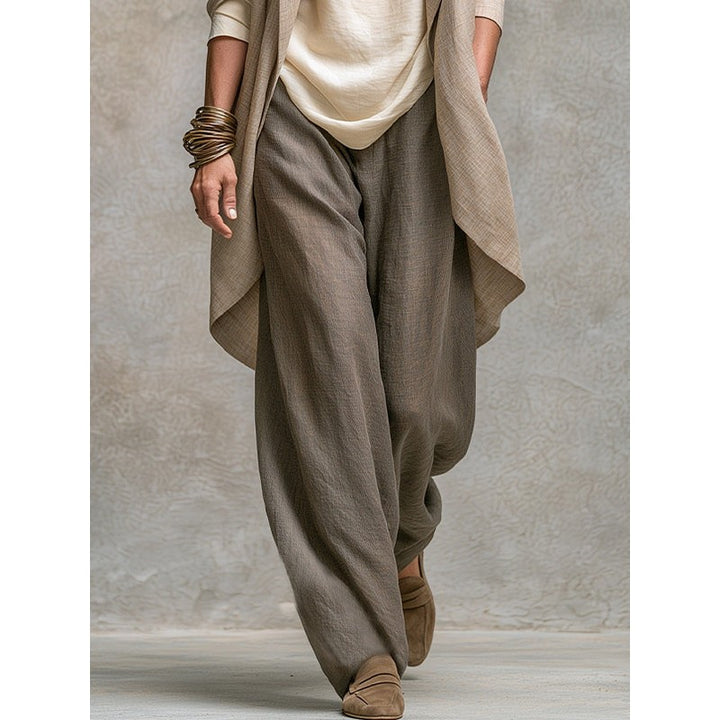 Simone | Open-Front Jacket Wide-Leg Trouser Set