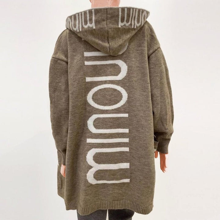 Rosabel | Oversized Hooded Open-Front Cardigan