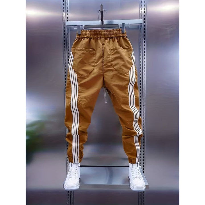 Μάρκους | Ριγέ παντελόνι jogger με πάνελ