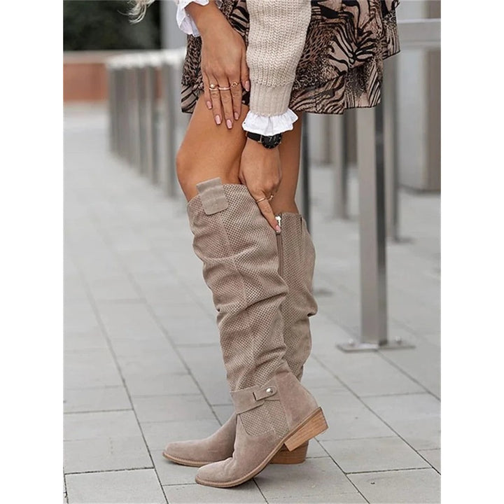 Women Knee-High Slouchy Boots