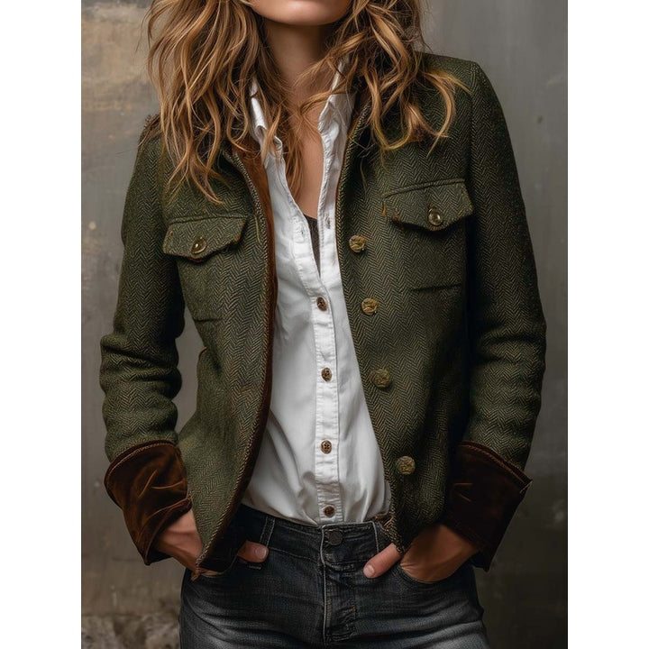 Dolores | Collarless Structured Blazer