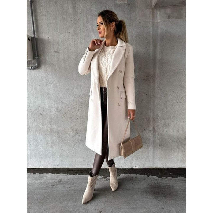 Emeline | Tailored Double-Breasted Longline Coat