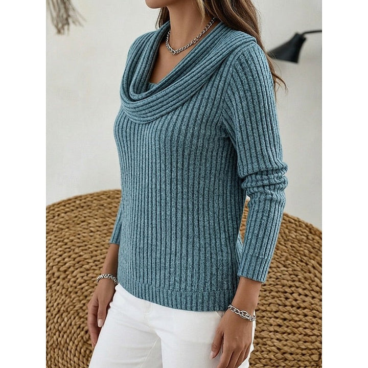 Women's Isadora | Draped Ribbed Knit Top