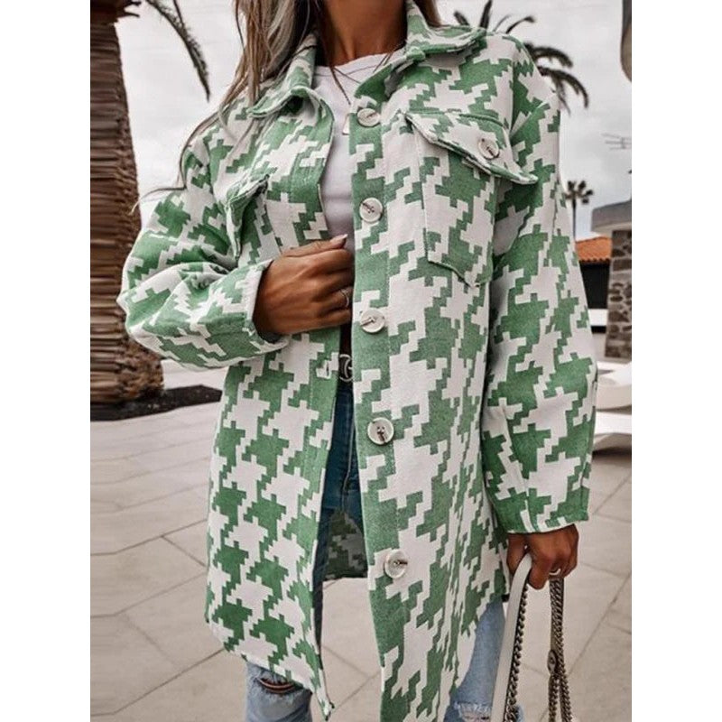 Clara | Notch Lapel Long-Sleeve Jacket