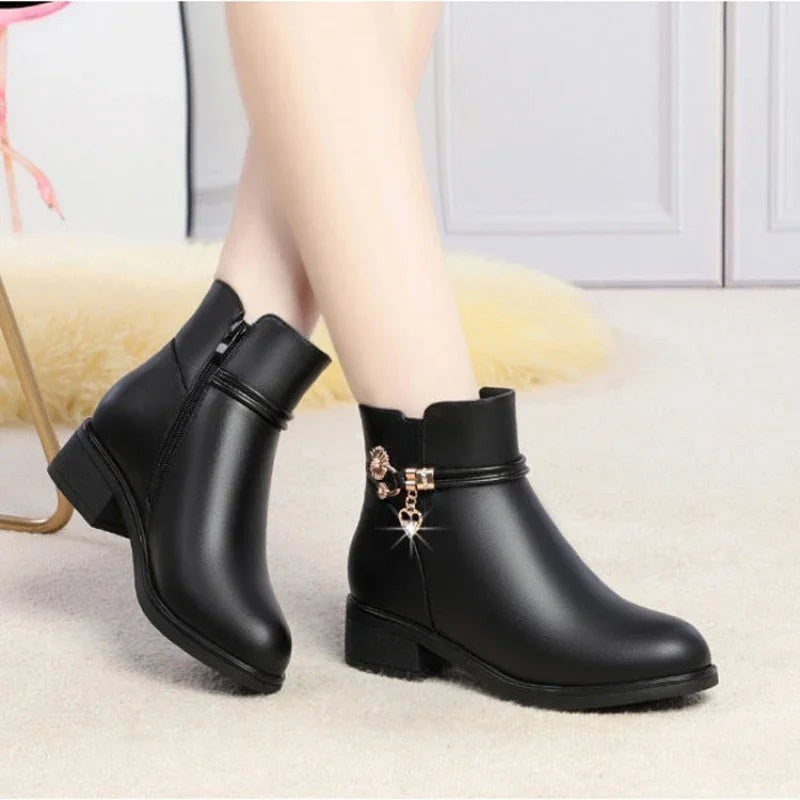 Constance | Wide-Toe Low-Heel Ankle Boots