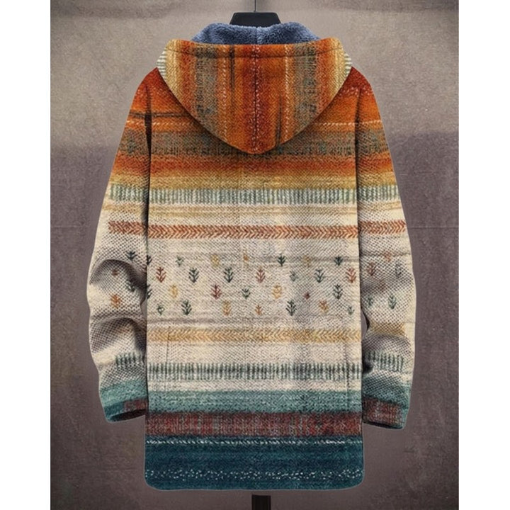 Sienna | Bohemian Folk-Art Hooded Coat