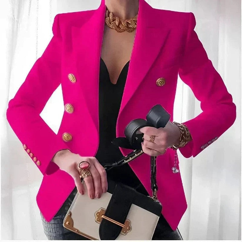 Audrey | Double-Breasted Structured Blazer