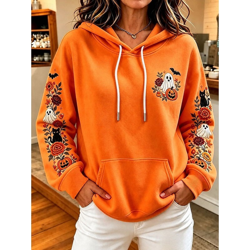 June | Halloween Graphic Pullover Hoodie