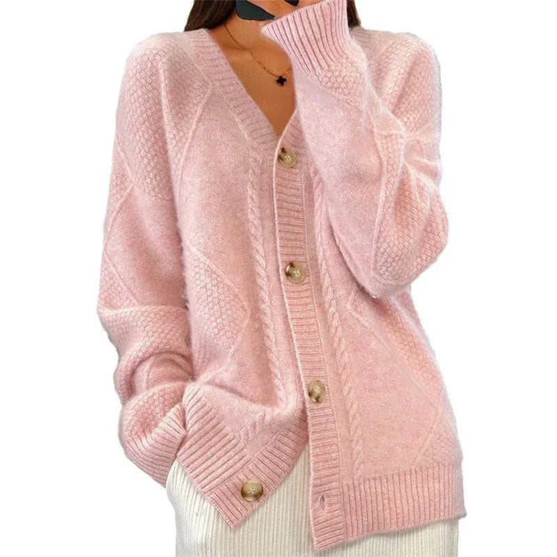 Clara | Textured Knit Cardigan