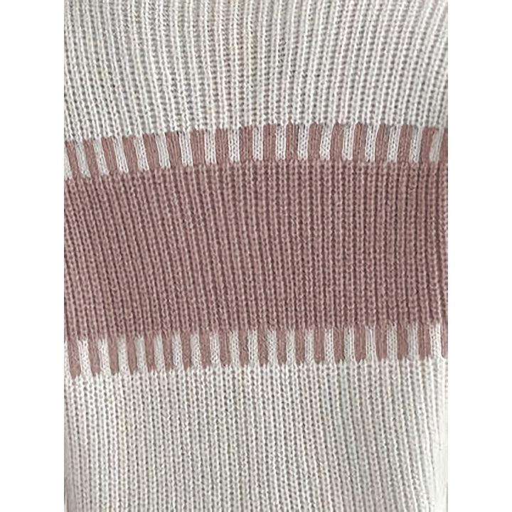 Clara | Colour-Block Striped Cropped Pullover
