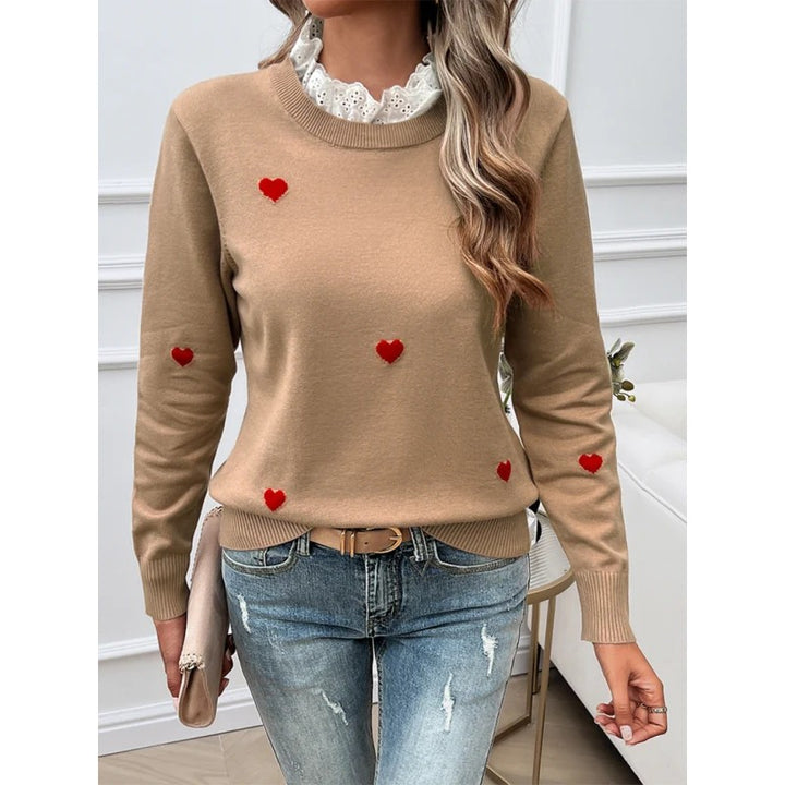 Eleanor | Ribbed Crew Neck Knit Jumper
