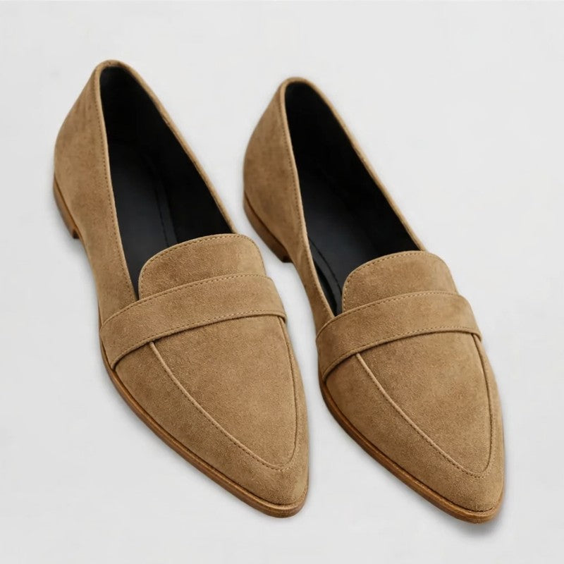 Solène | Pointed-Toe Penny Loafer
