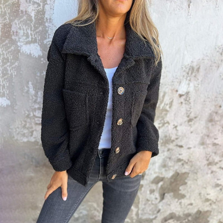 Nelea | Textured Notched Lapel Jacket