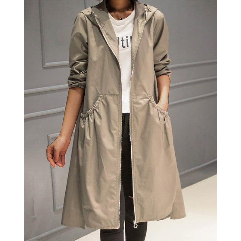 Dorvelli | Water-Resistant Oversized Raincoat