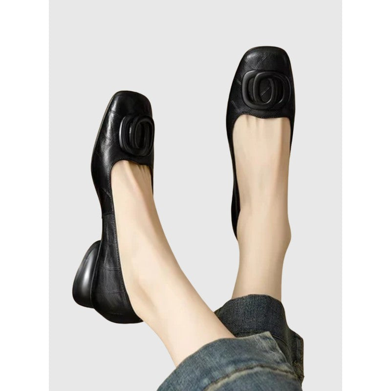Amelia | Square-Toe Ballet Flats