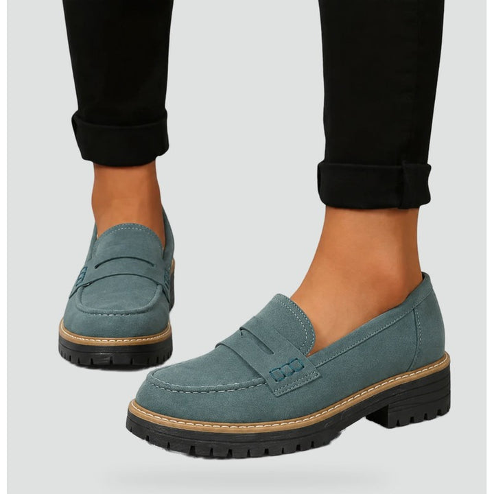 Lucile | Penny Loafer with Lug Sole
