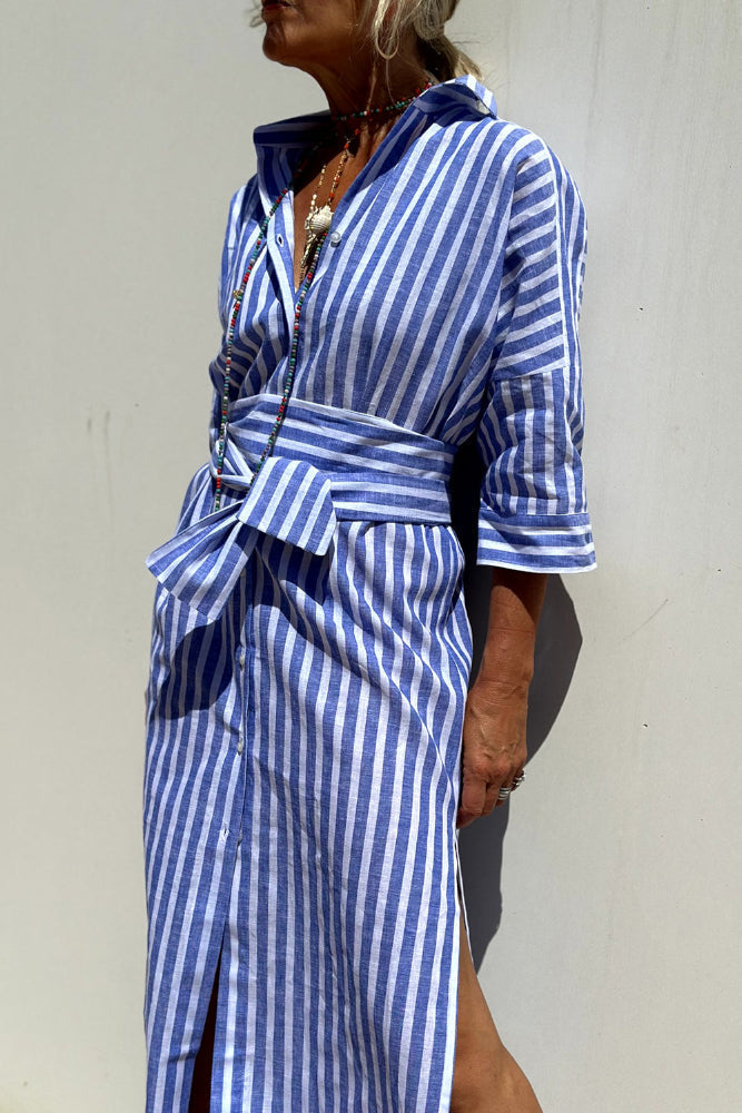 Faith | Striped Shirt Dress