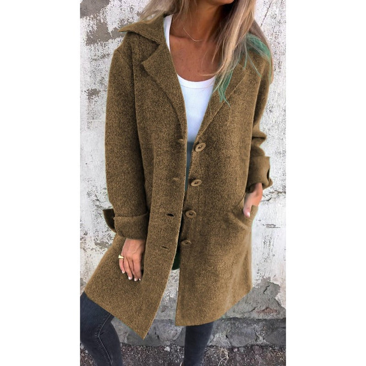 Women's Longline Lapel Coat