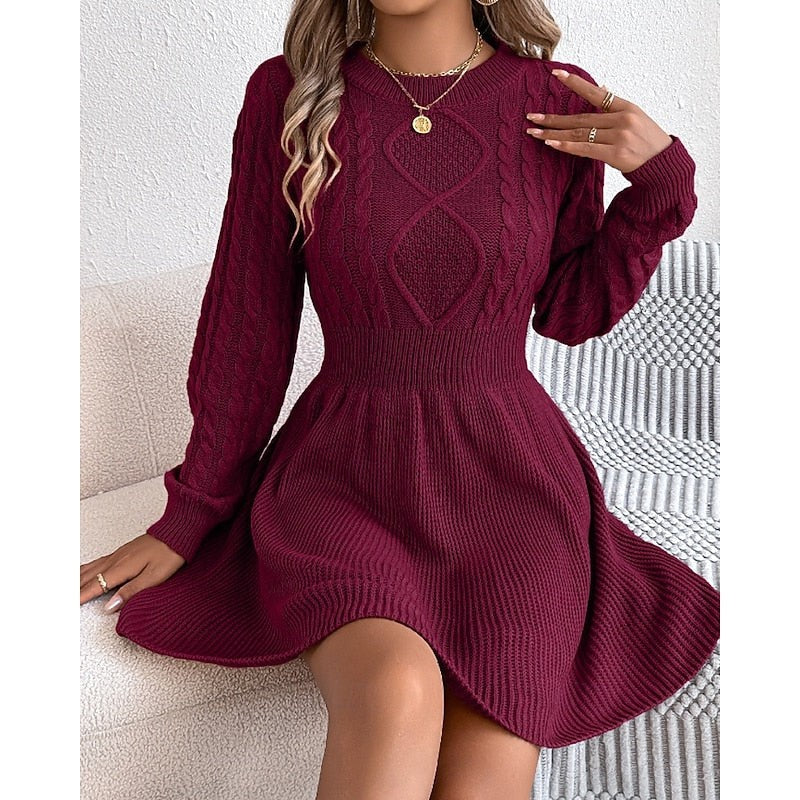 Whitney | Women's Fit and Flare Mini Dress